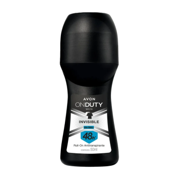 DESODORANTE ROLL-ON AVON ONDUTY MEN INVISIBLE 48ML