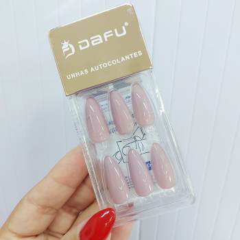 UNHA POSTIÇA DAFU COM 24 AUTOCOLANTE DFUNPT26