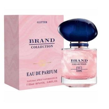PERFUME BRAND COLLECTION 334 25ML (INSPIRAÇÃO GIORGIO ARMANI MY WAY GLITTER)