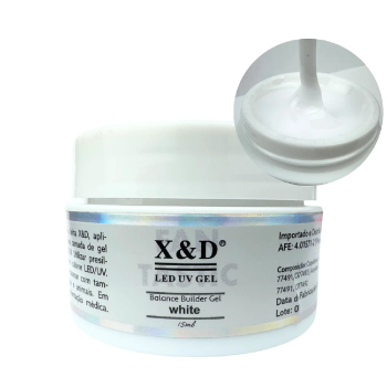 GEL X&D PARA ALONGAMENTO WHITE 15G