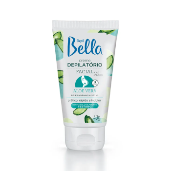 CREME DEPILATÓRIO FACIAL DEPIL BELLA ALOE VERA 40G