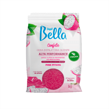 CERA DEPILATÓRIA QUENTE DEPIL BELLA PITAYA CONFETE 1KG