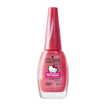 ESMALTE COLORAMA HELLO KITTY AND FRIENDS GLOW KITTY