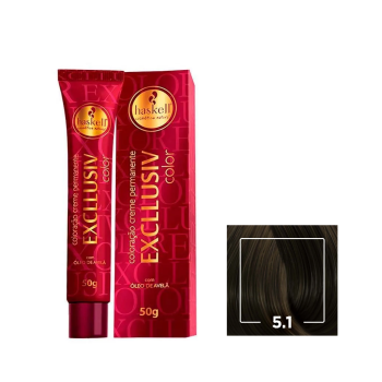 TINTA HASKELL EXCLLUSIV 5.1 CASTANHO CLARO ACINZENTADO
