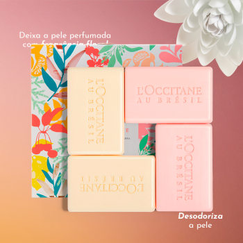 SABONETE EM BARRA LOCCITANE AU BRÉSIL LIVRE C/4