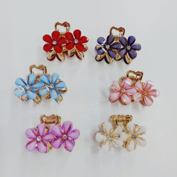 PIRANHA DE FERRO FLOR DUPLA P COM PEDRARIA