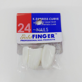 UNHA POSTIÇA GOLD FINGER ALMOND C/24