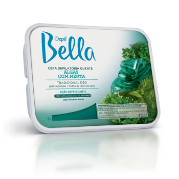 CERA DEPILATÓRIA CORPORAL DEPIL BELLA ALGAS 1KG