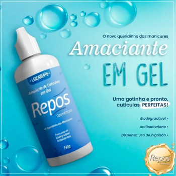 AMACIANTE DE CUTÍCULAS REPOS EM GEL 140G