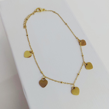 BIJU - TORNOZELEIRA AÇO INOX