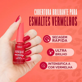 ESMALTE RISQUÉ CHILLIBEANS DÁ UM GRAU NA COR
