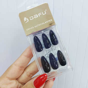 UNHA POSTIÇA DAFU COM 24 AUTOCOLANTE DFUNPT19