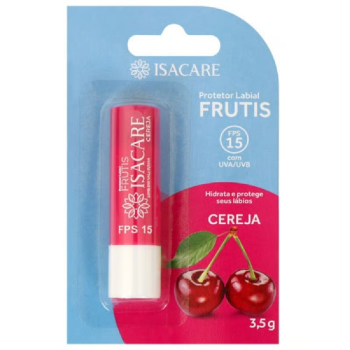 PROTETOR LABIAL ISACARE CEREJA FPS 15 3,5G