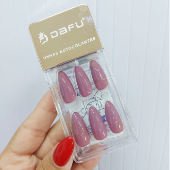 UNHA POSTIÇA DAFU COM 24 AUTOCOLANTE DFUNPT27