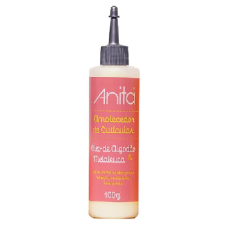 AMOLECEDOR DE CUTÍCULAS ANITA ÓLEO DE ALGODÃO E MELALEUCA 100ML