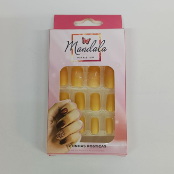 UNHAS POSTIÇAS MANDALA C/12