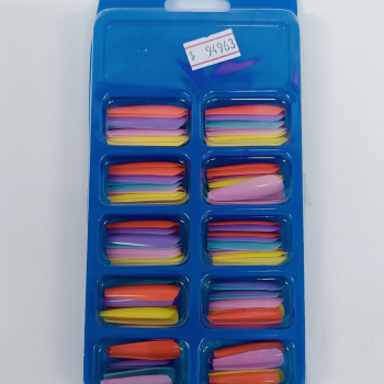 UNHAS POSTIÇAS COLORIDAS C/100