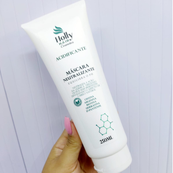 MÁSCARA NEUTRALIZANTE HOLLYHAIR ACIDIFICANTE 250ML