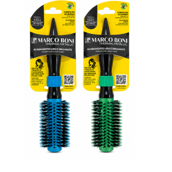 ESCOVA MILENA MARCO BONI THERMAL METALLIC 25MM 8052