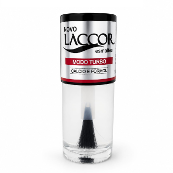 ESMALTE LACCOR MODO TURBO CÁLCIO E FORMOL 9ML