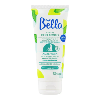 CREME DEPILATÓRIO CORPORAL DEPIL BELLA ALOE VERA 100G