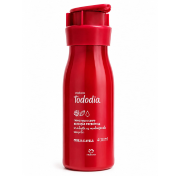HIDRATANTE CORPORAL NATURA TODODIA CEREJA E AVELÃ 400ML