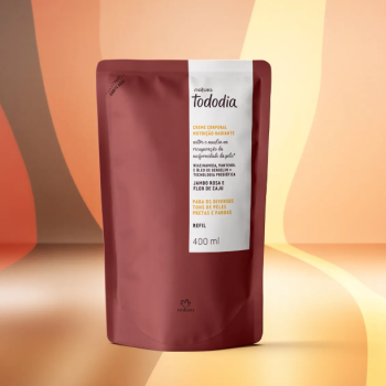 HIDRATANTE CORPORAL NATURA TODODIA JAMBO ROSA E FLOR DE CAJU 400ML REFIL