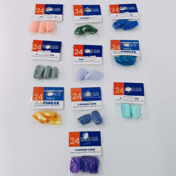 UNHA POSTIÇA NATURAL FINGER NAIL DIVERSAS C/20