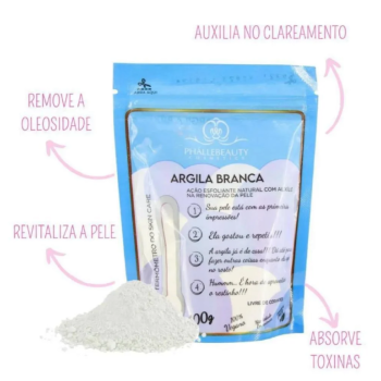 ARGILA BRANCA PHALLEBEAUTY 100G