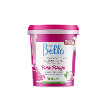 CERA DEPILATÓRIA CORPORAL DEPIL BELLA PINK PITAYA 600G