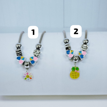 BIJU - COLAR PRATA INFANTIL -