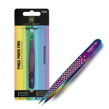 PINÇA DILCINTIA BEAUTY PONTA FINA RAINBOW T5018