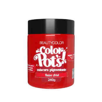 MÁSCARA PIGMENTANTE BEAUTYCOLOR COLOR POT'S RUIVO ARIEL 240G