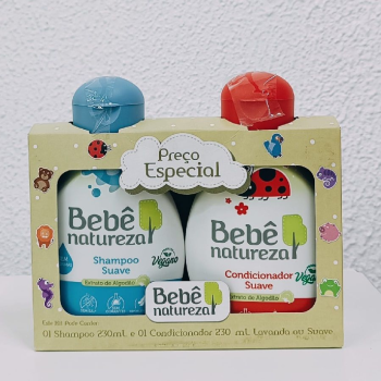 KIT BEBÊ NATUREZA KIDS EXTRATO DE ALGODÃO