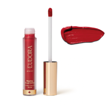 BATOM LÍQUIDO EUDORA MAKE VERMELHO AMBAR 4ML