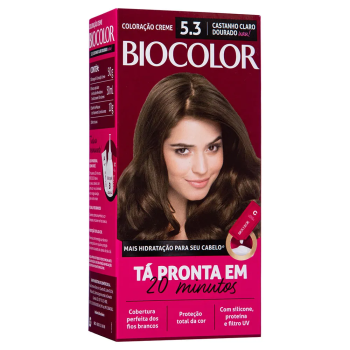 TINTA BIOCOLOR 5.3 CASTANHO CLARO DOURADO