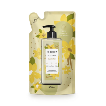 HIDRATANTE CORPORAL EUDORA INSTANCE BAUNILHA 350ML REFIL