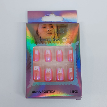 UNHAS POSTIÇAS DAFU AUTO COLANTES C/12