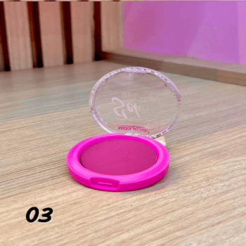BLUSH COMPACTO MISS ROSE SELVA NEON COR 3