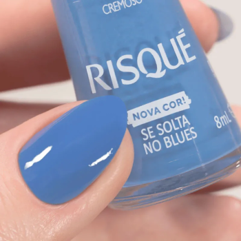 ESMALTE RISQUÉ NOVA COR SE SOLTA NO BLUES