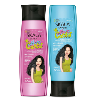 KIT SHAMPOO + CONDICIONADOR SKALA MAIS CACHOS 325ML