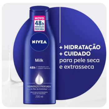 HIDRATANTE CORPORAL NIVEA MILK 200ML