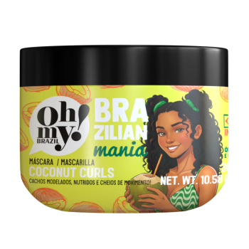 MÁSCARA OH MY BRAZILIAN MANIA COCONUT CURLS 300G