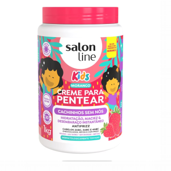 CREME PARA PENTEAR SALON LINE CACHINHOS SEM NÓS 1KG