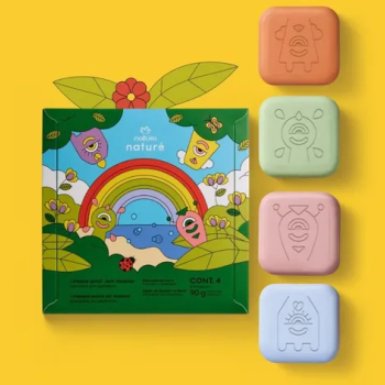 SABONETE EM BARRA NATURA NATURÉ C/4