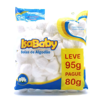 ALGODÃO ISABABY EM BOLAS 95G