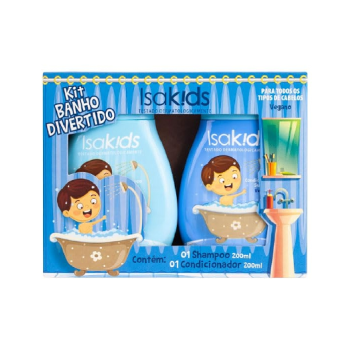 KIT SHAMPOO + CONDICIONADOR ISAKIDS BANHO DIVERTIDO