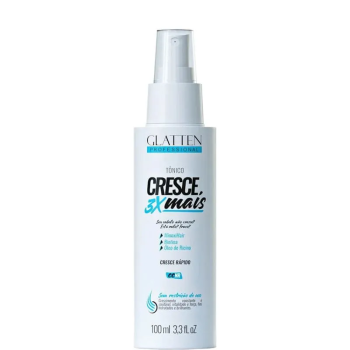TÔNICO CAPILAR GLATTEN CRESCE 3X MAIS 100ML
