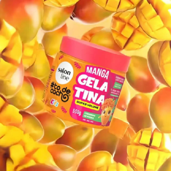 GELATINA SALON LINE TO DE CACHO KIDS MANGA SUPER VOLUME 550G