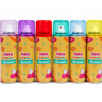 TINTA SPRAY PARA CABELO DISCO TEEN 150ML